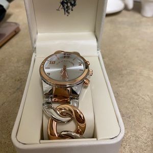 Polo rose gold and silver women’s watch